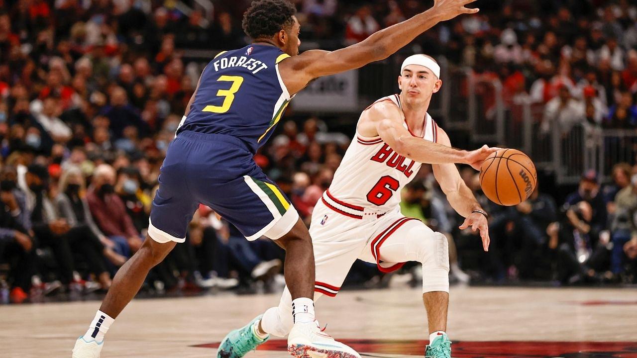 "If I finish a game with no fouls, I probably didn’t play hard enough": Alex Caruso on leading the Bulls in personal fouls despite coming off the bench