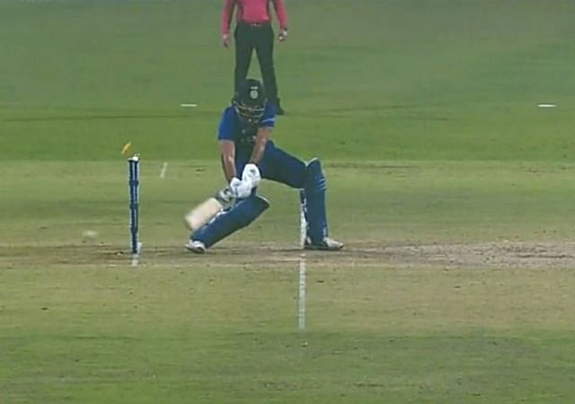 Hit wicket in cricket: Harshal Patel's vital cameo in maiden T20I innings ends in unusual manner