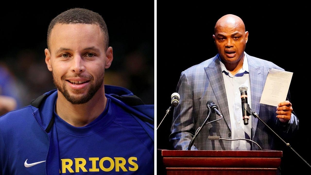 "Kenny you can't be losing to Chuck in a footrace, man!": Warriors' Stephen Curry reacts as Charles Barkley comes out as the shocking winner to enticing race to the board on Inside the NBA