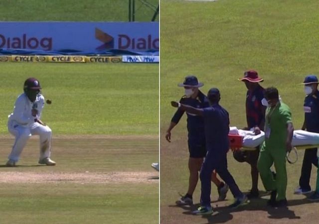 Jeremy Solozano injury video: Debutant Solozano stretchered off the field after coping a blow on the helmet