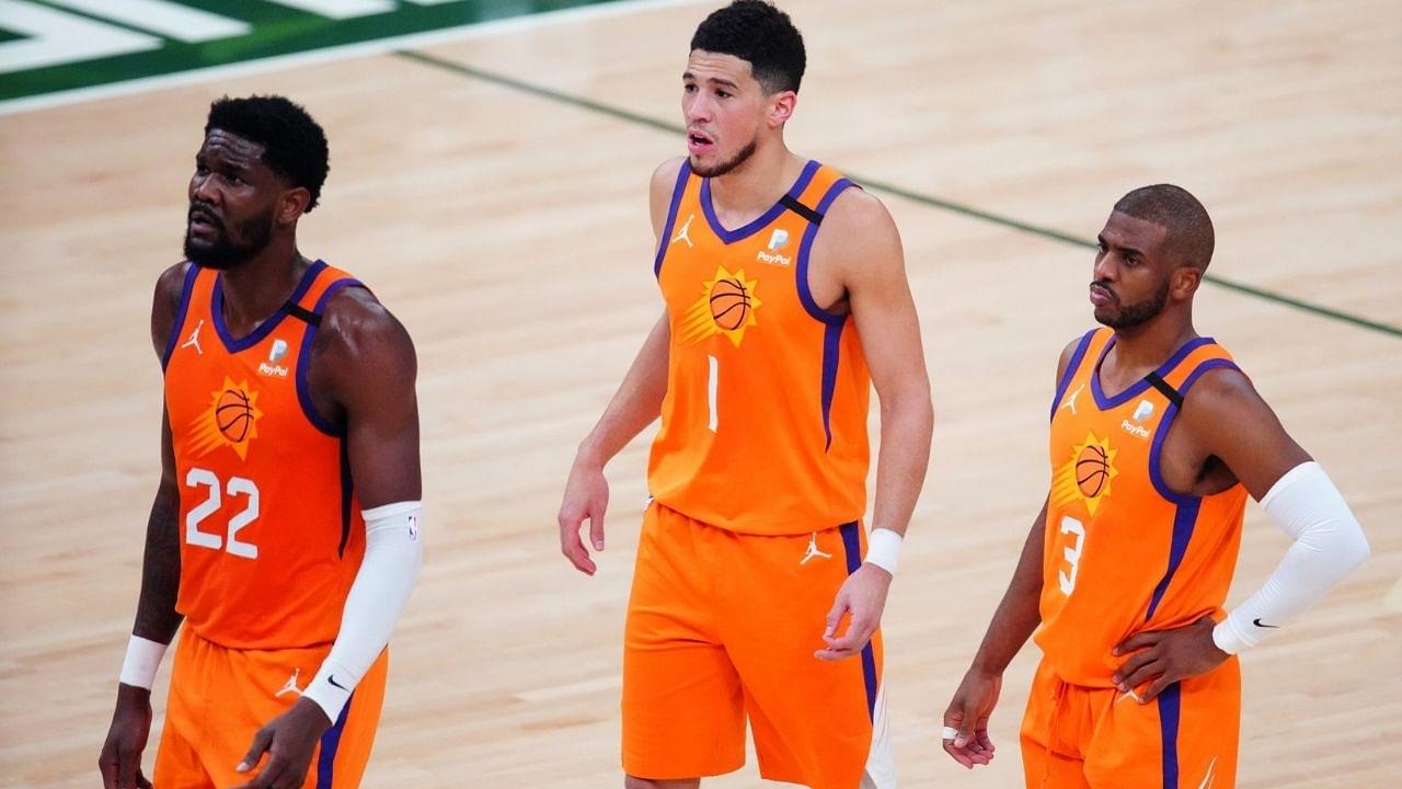 "We gotta make sure we keep that same energy for the Suns we give to the Warriors!": Kendrick Perkins demands respect for the Valley as veteran point guard Chris Paul and co go on a 16-0 run
