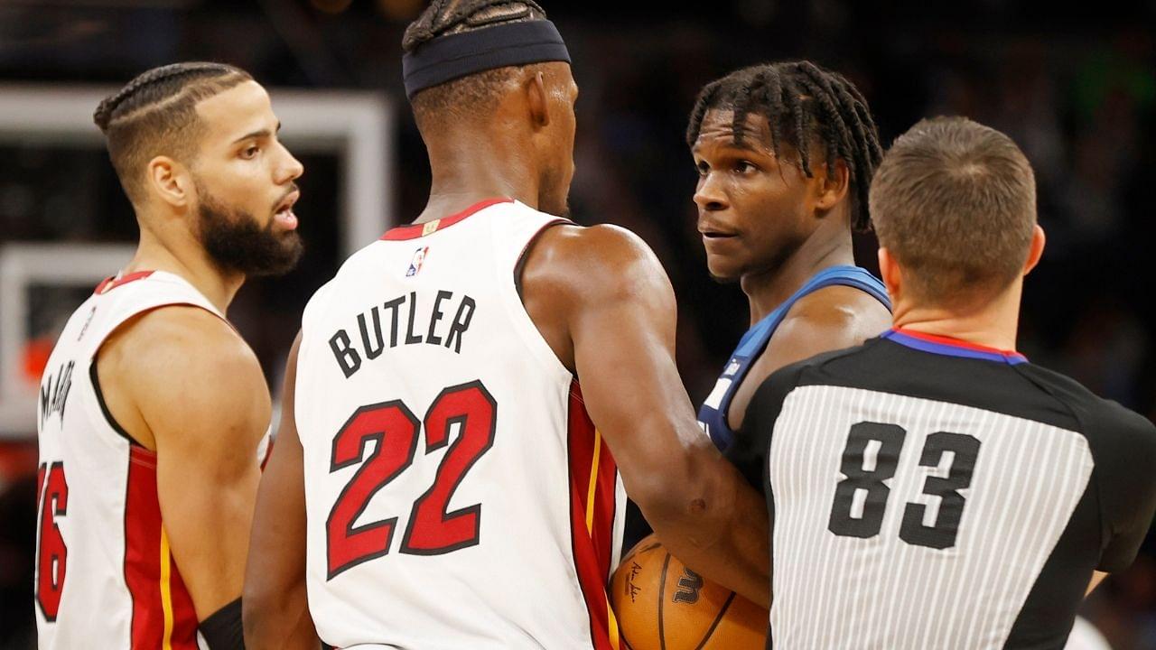 "Jimmy Butler ain’t finna fight nobody!": Timberwolves' Anthony Edwards addressed his controversial altercation with Heat star