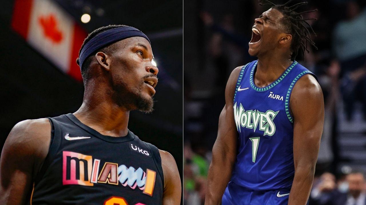 “Jimmy Butler would’ve really knocked out Anthony Edwards!”: NBA Twitter sparks a debate as the Heat star and Wolves guard get into a minor altercation