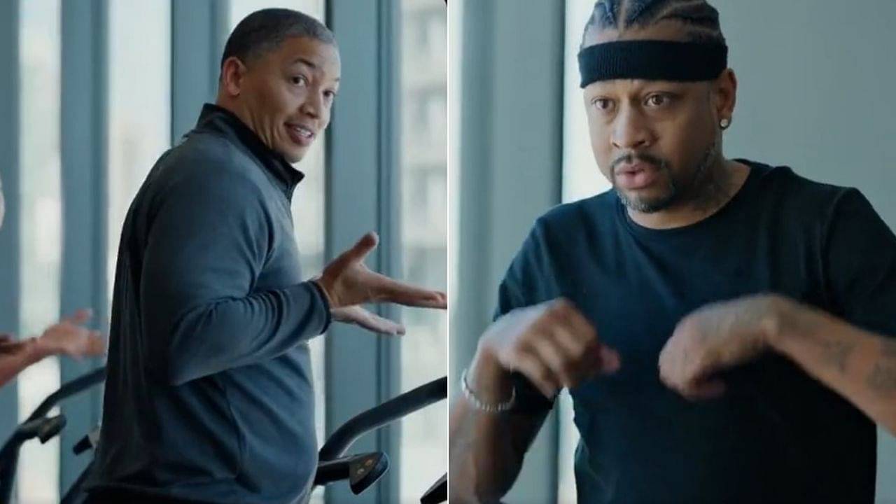 "Allen Iverson doing a TikTok commercial with Ty Lue is too damn funny!": Sixers legend teams up with former NBA Finals opponent of crossover fame for hilarious commerical