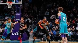"LaMelo Ball crosses Larry Nance Jr into oblivion, Nance wasn't even guarding him!": NBA Twitter showers praise on Michael Jordan protege as Hornets beat Blazers at home
