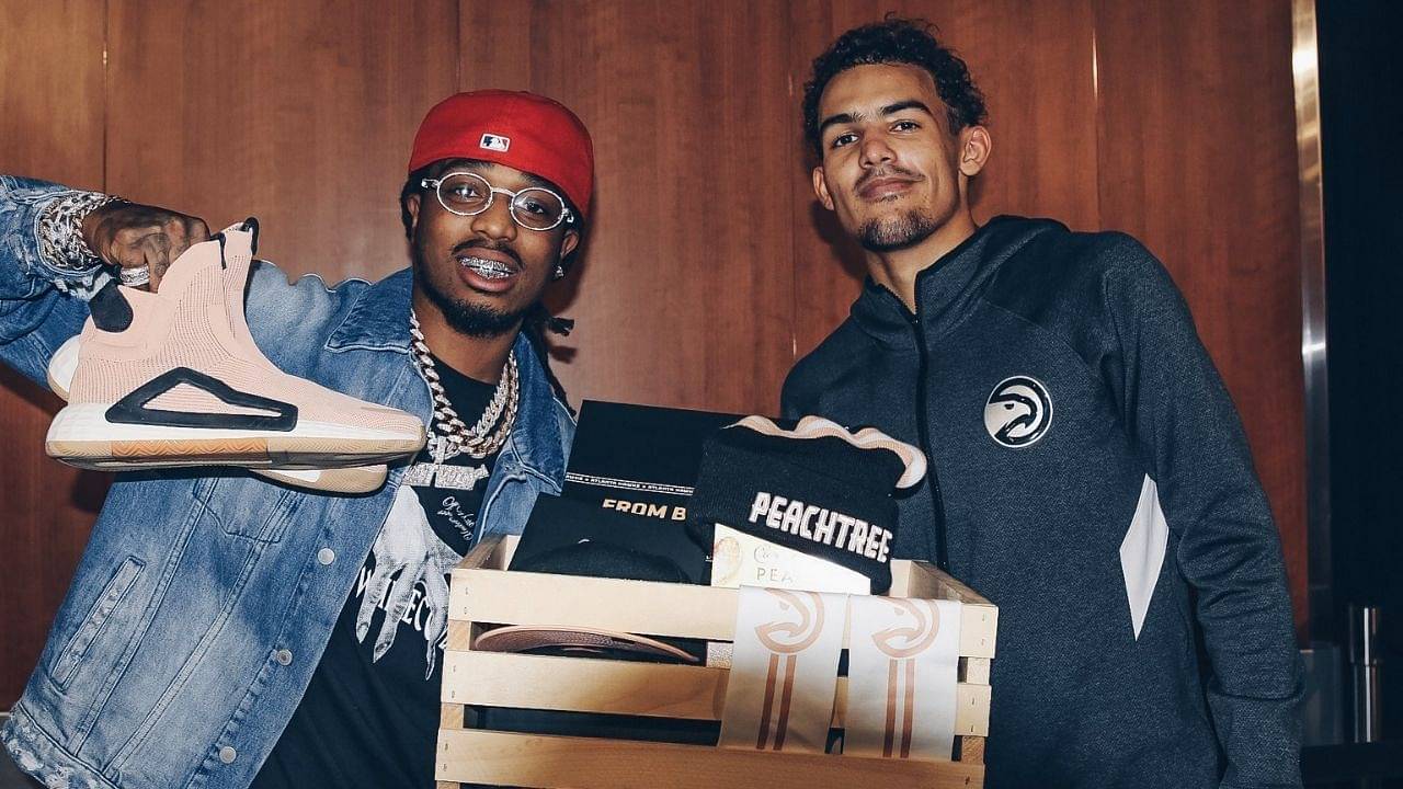 “Quavo got me my favorite chain as a welcome to Atlanta gift”: Trae Young reveals how the famous rapper gifted the Hawks star his favorite piece of jewelry during his rookie year