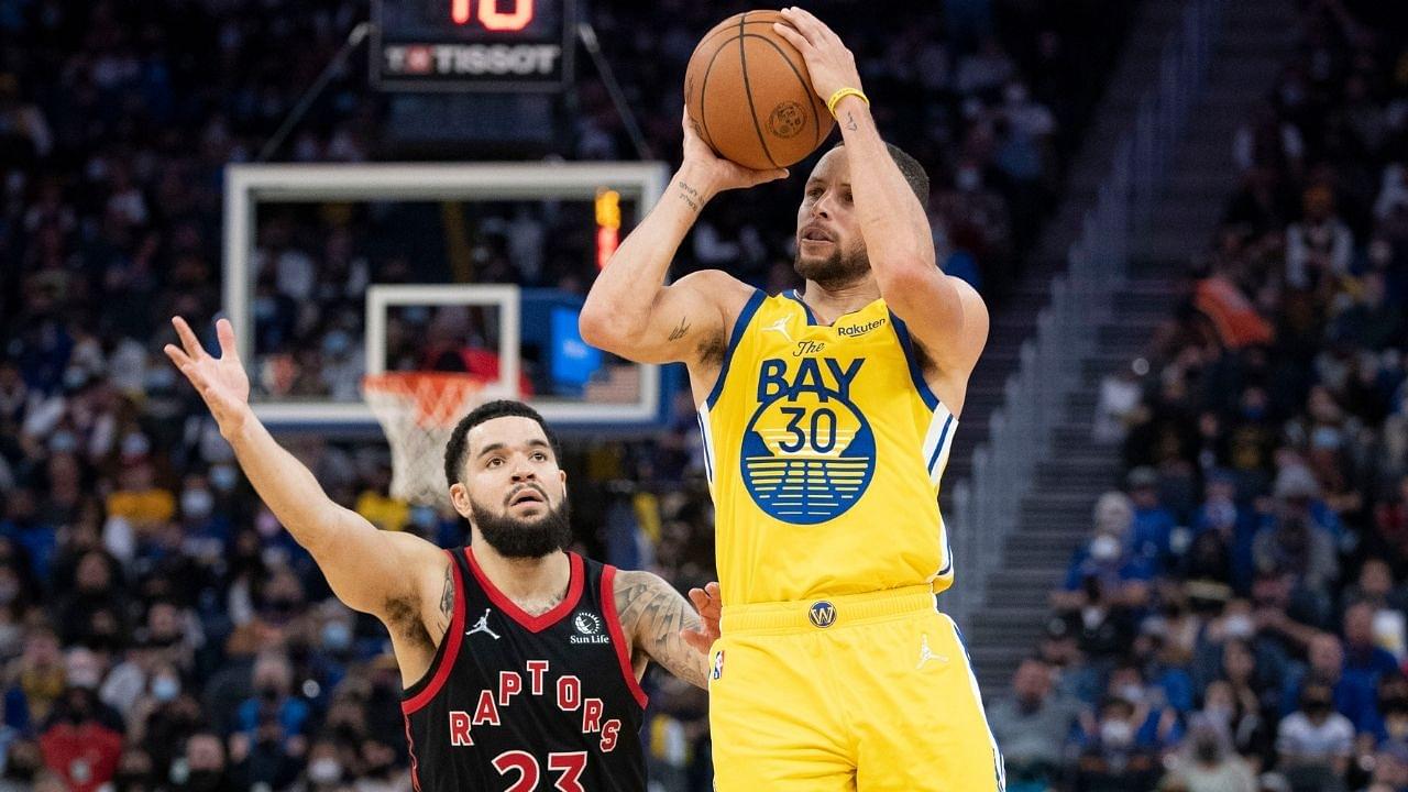 "It is impossible for Stephen Curry to have a bad game, and he proved it again tonight!": MVP frontrunner generates offense for others as Warriors cruise past the Raptors 119-104