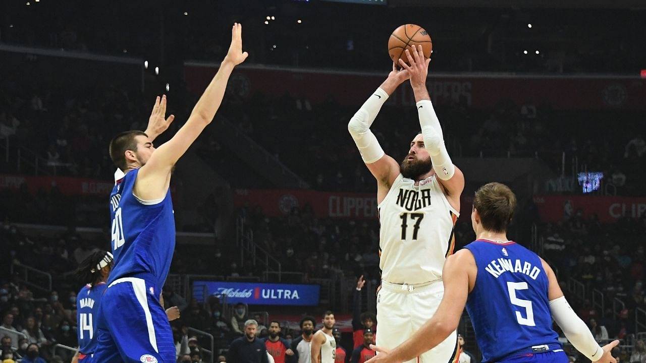 "Jonas Valanciunas should expect a random NBA drug test soon!": Pelicans' big surprises everyone as he goes 7/8 from the deep to take down the Clippers
