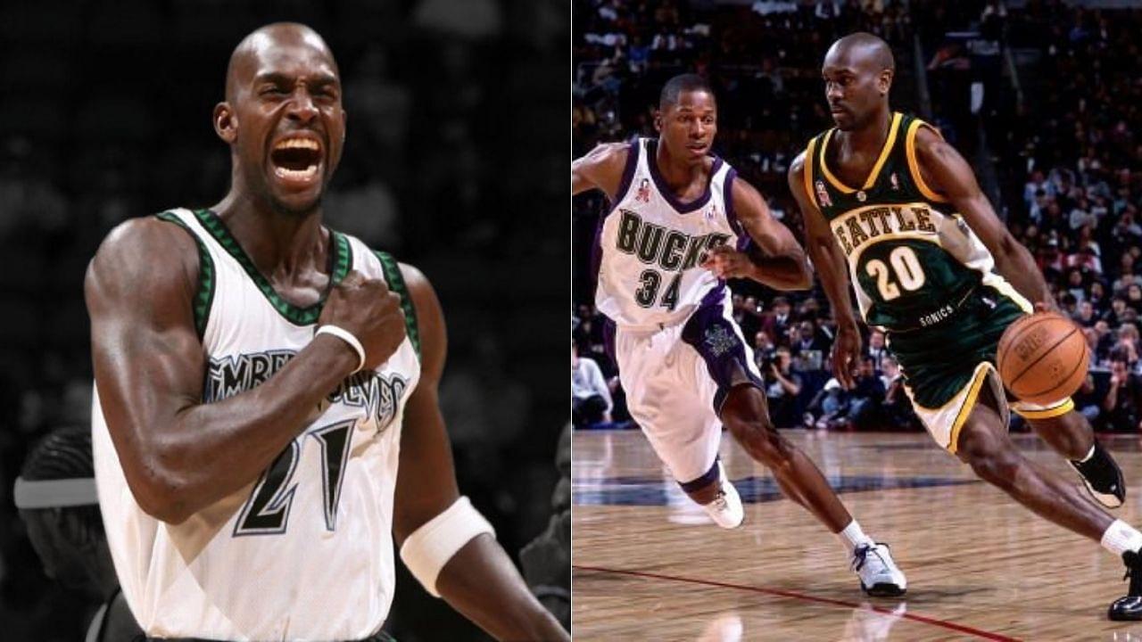 "Saw Gary Payton control referees, his coach, my coach, the lady in front!": Kevin Garnett was amazed by SuperSonics legend's sheer ability to talk trash all the time while playing at Hall of Fame levels