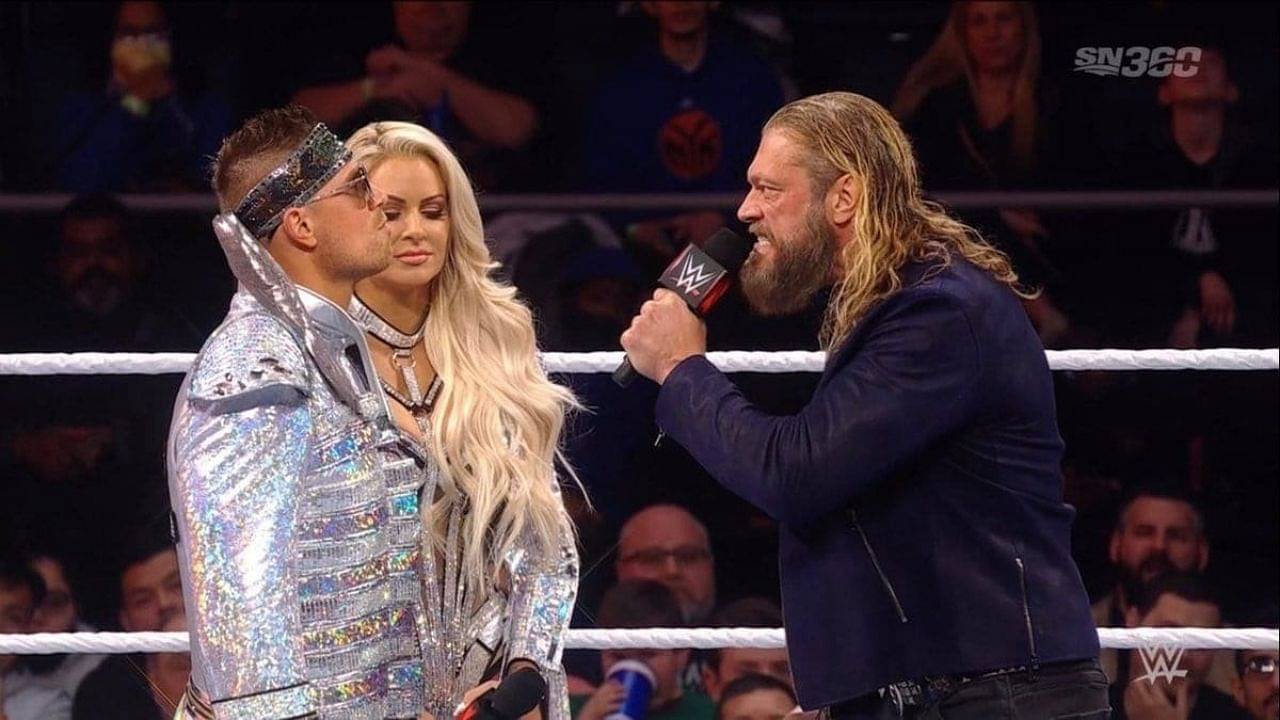 Edge takes a dig at AEW during promo battle with The Miz on WWE RAW
