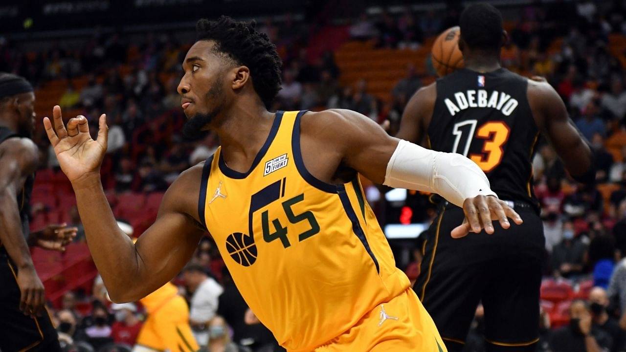 "I tell Bam Adebayo to shoot threes, but he won't listen!": Jazz star Donovan Mitchell reveals the advice he gives the Heat star whenever he can