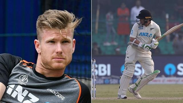 "India might go back to refusing to use DRS": Jimmy Neesham tweets hilariously as Tom Latham survives thrice in Kanpur Test