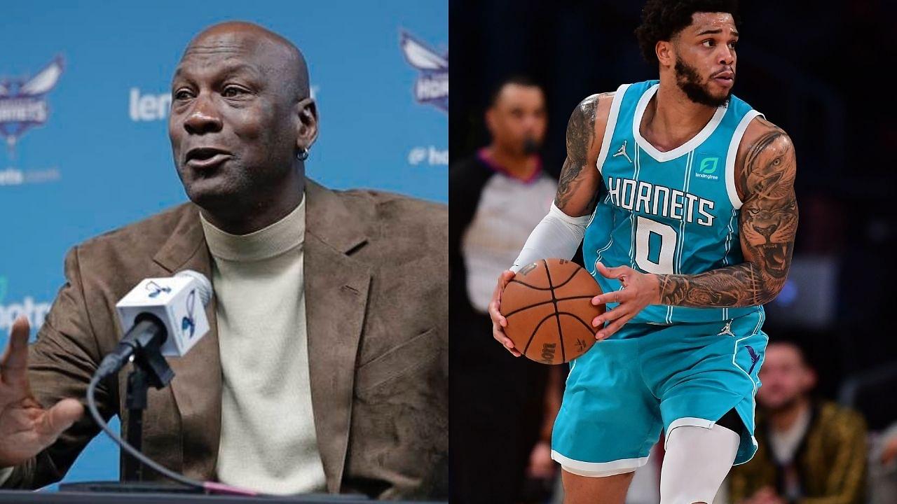 "Michael Jordan on the bench supporting you gives you nerves": Miles Bridges on the Charlotte Hornets owner's presence in the Spectrum Arena 