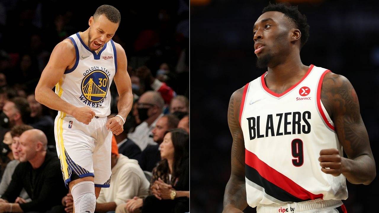 “Stephen Curry bodied me?! Come on, y’all really lying”: Nassir Little puts an end to the narrative that the GSW MVP “bodied” him during the Warriors-Blazers clash