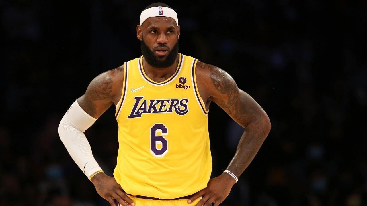 “LeBron James is so good he can play and watch him play at the same time”: NBA Twitter reacts as a photo of the Lakers superstar and his lookalike goes viral