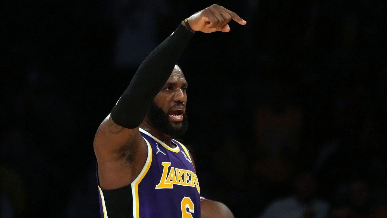 "Nah LeBron James, you won't get an and-1 for this play this season!": Lakers' superstar shocked as he didn't draw an and-1 on a play against the Houston Rockets