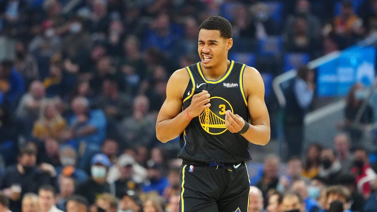 "Let Chase Center, let San Francisco, let Oakland, let the whole Bay know: We're here!": Warriors' Jordan Poole celebrates his career night with a win over LaMelo Ball and the Hornets