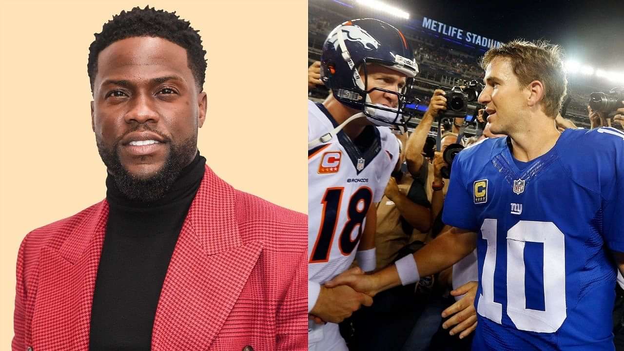 I see through this fake brotherhood that you and Peyton Manning have':  Kevin Hart has the perfect comeback for Eli Manning who roasts his height -  The SportsRush