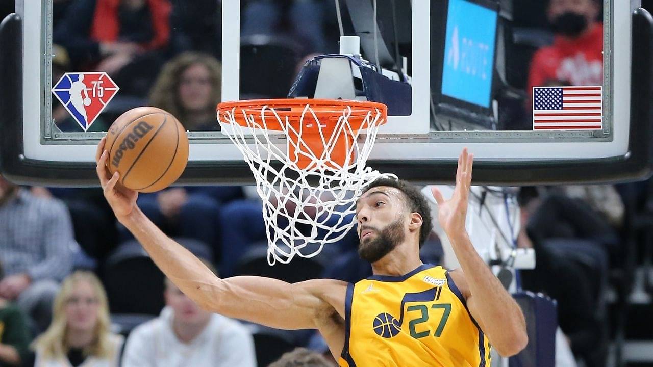 "Rudy Gobert really out here doing Mike Tyson impressions during a game!": Jazz star has cringe inducing lowlight right after embarrassing Damian Lillard