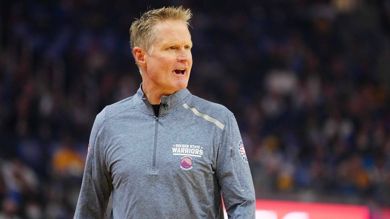 "Hey Steve Kerr, stop pouting so much!": Warriors' Head Coach explains how Draymond Green was the reason behind his animated fist pump in the second half against the Hornets