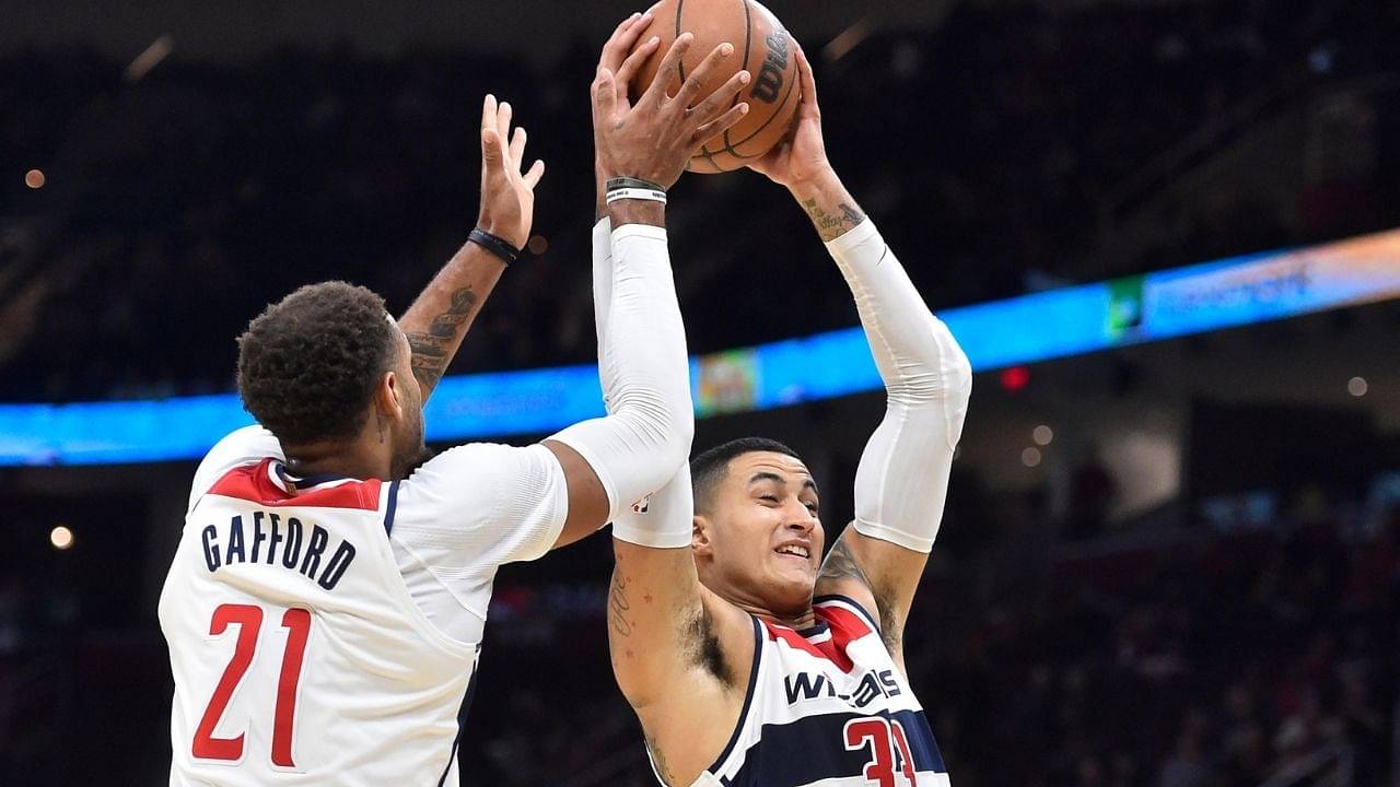 "I call Daniel Gafford Wilt Chamberlain because he's blocking shots for no reason": Kyle Kuzma hilariously showers rich praise on his Wizards teammate's shotblocking abilities