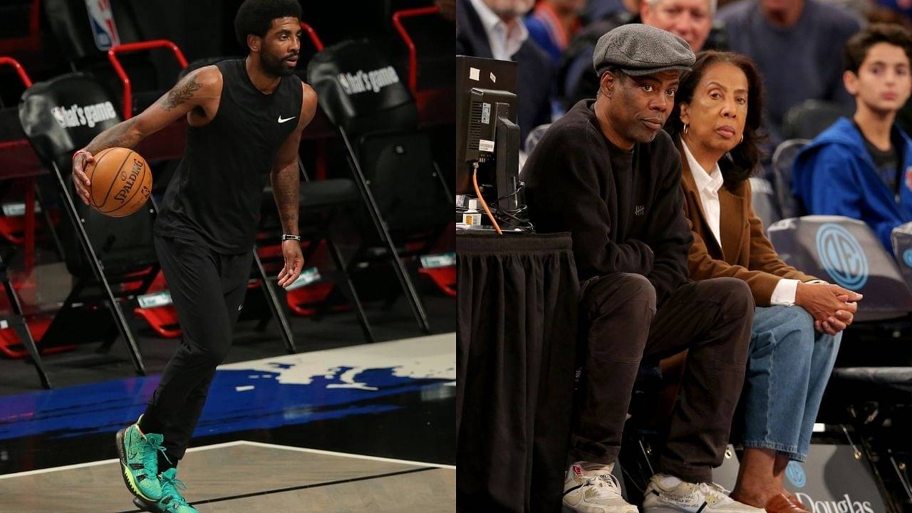 "Chris Rock targets Kyrie Irving during a live concert in Brooklyn": The veteran comedian slams the Nets star for his anti-vaccination stand