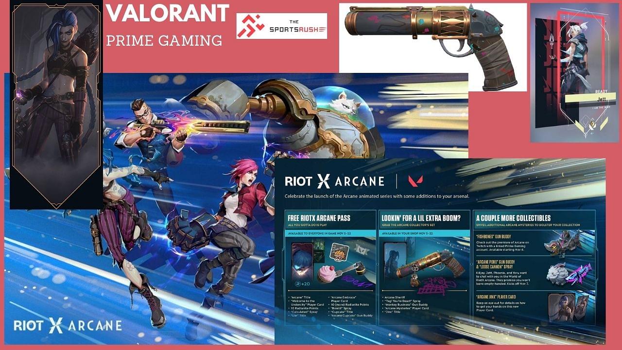 Valorant Arcane Jinx card: Now you can claim new Valorant card through  Prime Gaming. - The SportsRush