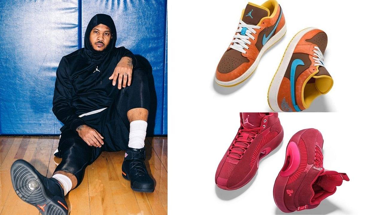 "Shoutout to Michael Jordan for my Wine Edition Player Exclusives!": Lakers' Carmelo Anthony shows off his latest PE, and also his sneaker rotation for this season
