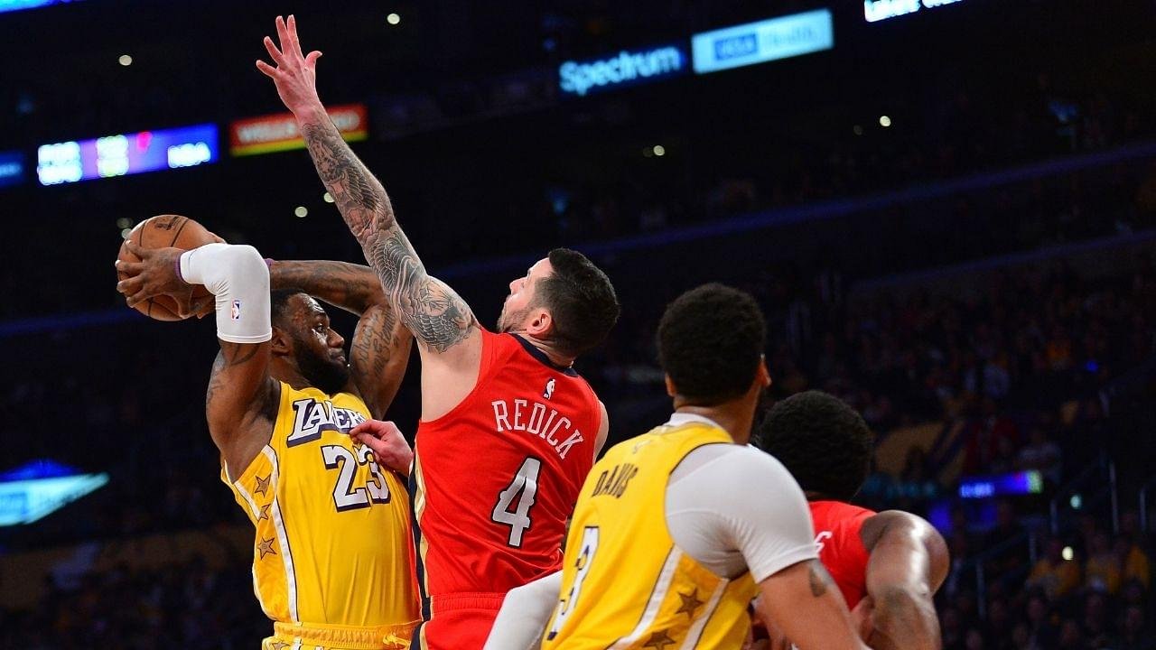 "LeBron James gave me 11 stitches under my eye!": JJ Redick recounts hilarious little anecdote to prove how feared the Lakers superstar really is