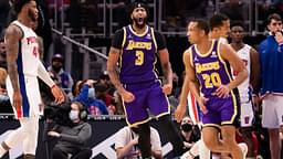 "Anthony Davis joined hallowed air alongside Hakeem Olajuwon, Kareem Abdul-Jabbar last night": Lakers star posts statline comparable to GOAT centers after LeBron James' ejection vs Detroit Pistons