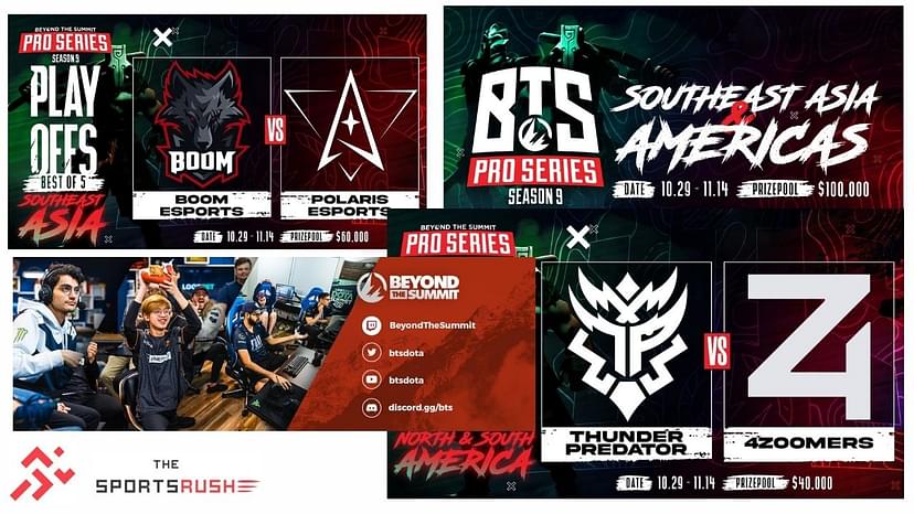 BTS Pro series finals americas and sea
