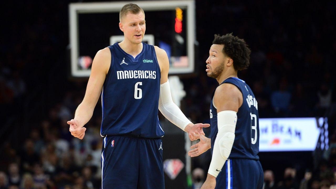 "Trade Kristaps Porzingis, eh?": Mavericks and NBA Twitter praise Latvian 7'3" stretch big after 30 impressive points in 112-104 win vs Clippers at Crypto.com Arena