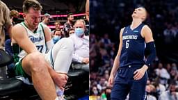 “We’re hoping Luka Doncic is healthy”: Kristaps Porzingis gives a worrying update on Mavs star's injury scare in win over the Denver Nuggets