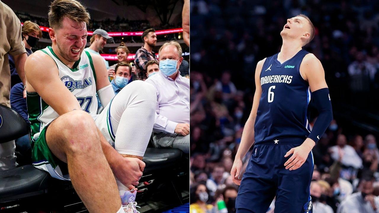 “We’re hoping Luka Doncic is healthy”: Kristaps Porzingis gives a worrying update on Mavs star's injury scare in win over the Denver Nuggets