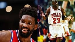 "Did Joel Embiid just emulate a Michael Jordan shrug": The Philly big man hits a game-clinching 3-pointer, bidding the Bulls fans a goodbye
