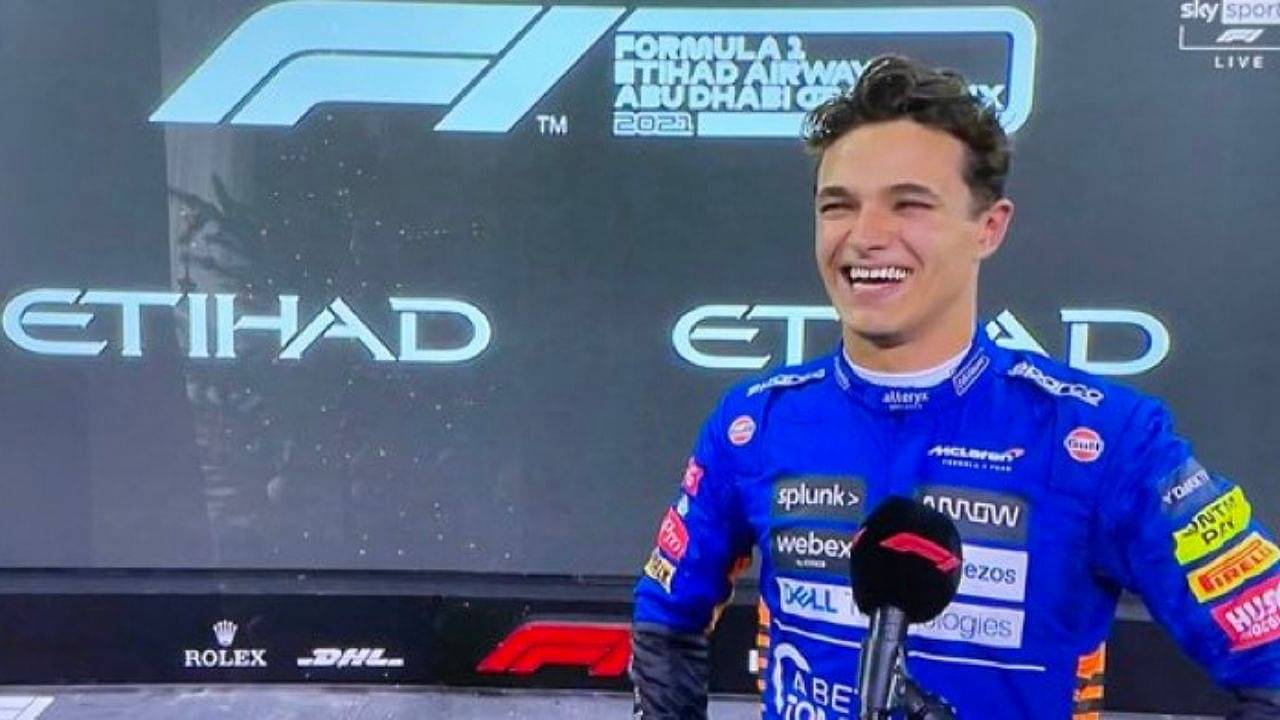"It was done for the TV of course": Lando Norris questions Michael Masi's decision to allow lapped cars to overtake safety car during the last lap of the Abu Dhabi GP