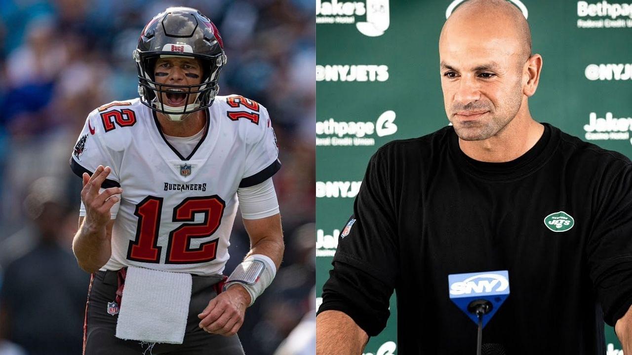 "I want to ask what water Tom Brady drinks": Jets HC Robert Saleh admits he's jealous of Bucs QB's fitness and showers him in praise