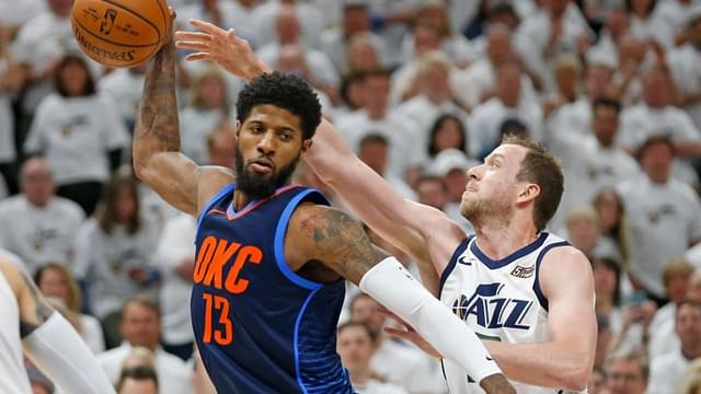 "Paul George is like a million times better than me... I had to make an impact somehow": Joe Ingles addresses the beef with PG13 in 2018 Playoffs