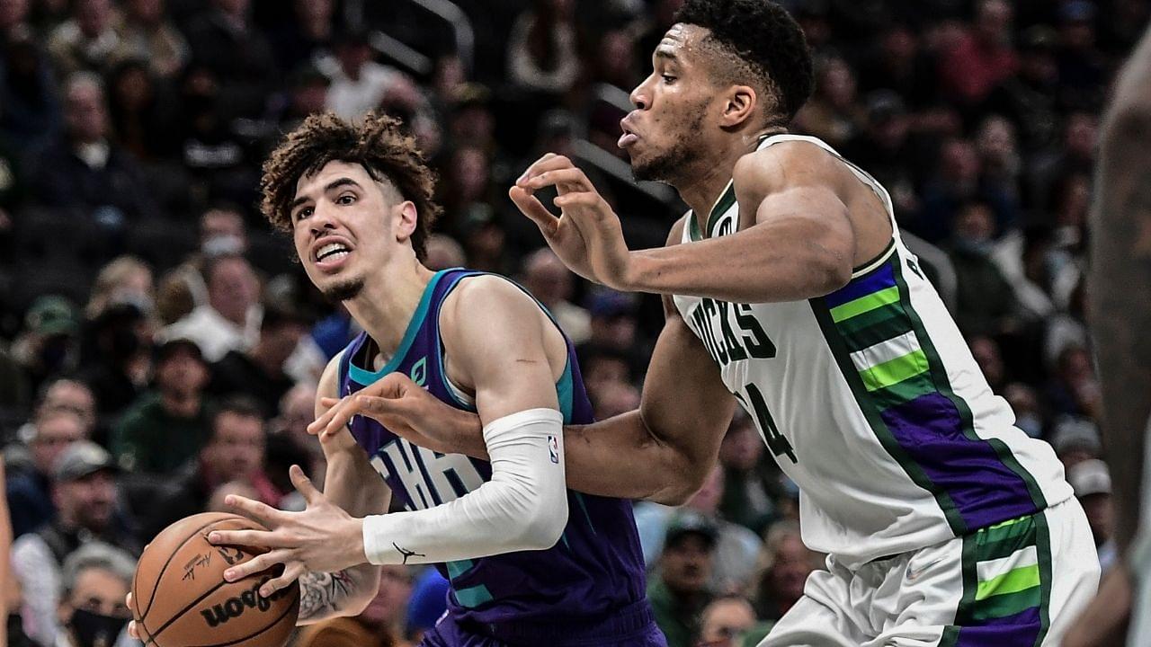 "I really wanted LaMelo Ball's jersey, man. But the NBA took it!": Bucks' Giannis publicly expresses his utter disappointment after the Hornets star's jersey is confiscated