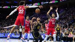 "Matisse Thybulle probably guarding Stephen Curry all the way to bed!": NBA Twitter roars as 76ers star smiles sweetly after stopping Dubs star short of three-point record
