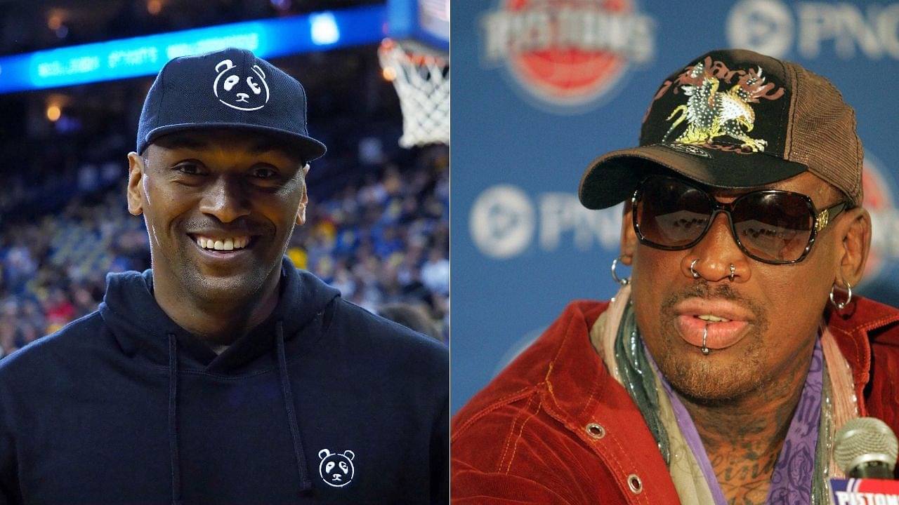 "The way Dennis Rodman guarded Jordan and Pippen, I thought he might be better than me": Metta World Peace anoints The Worm as the NBA's greatest wing defender of all time on The Draymond Green Show