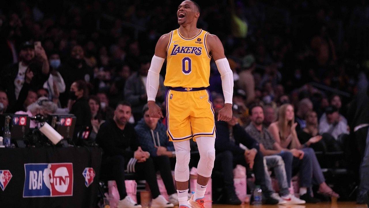 "Just making easy reads, I'd rather get shots at the basket than turn the ball over": Russell Westbrook on having 0 turnovers against the Kings, snapping his 407 game streak with at least one turnover