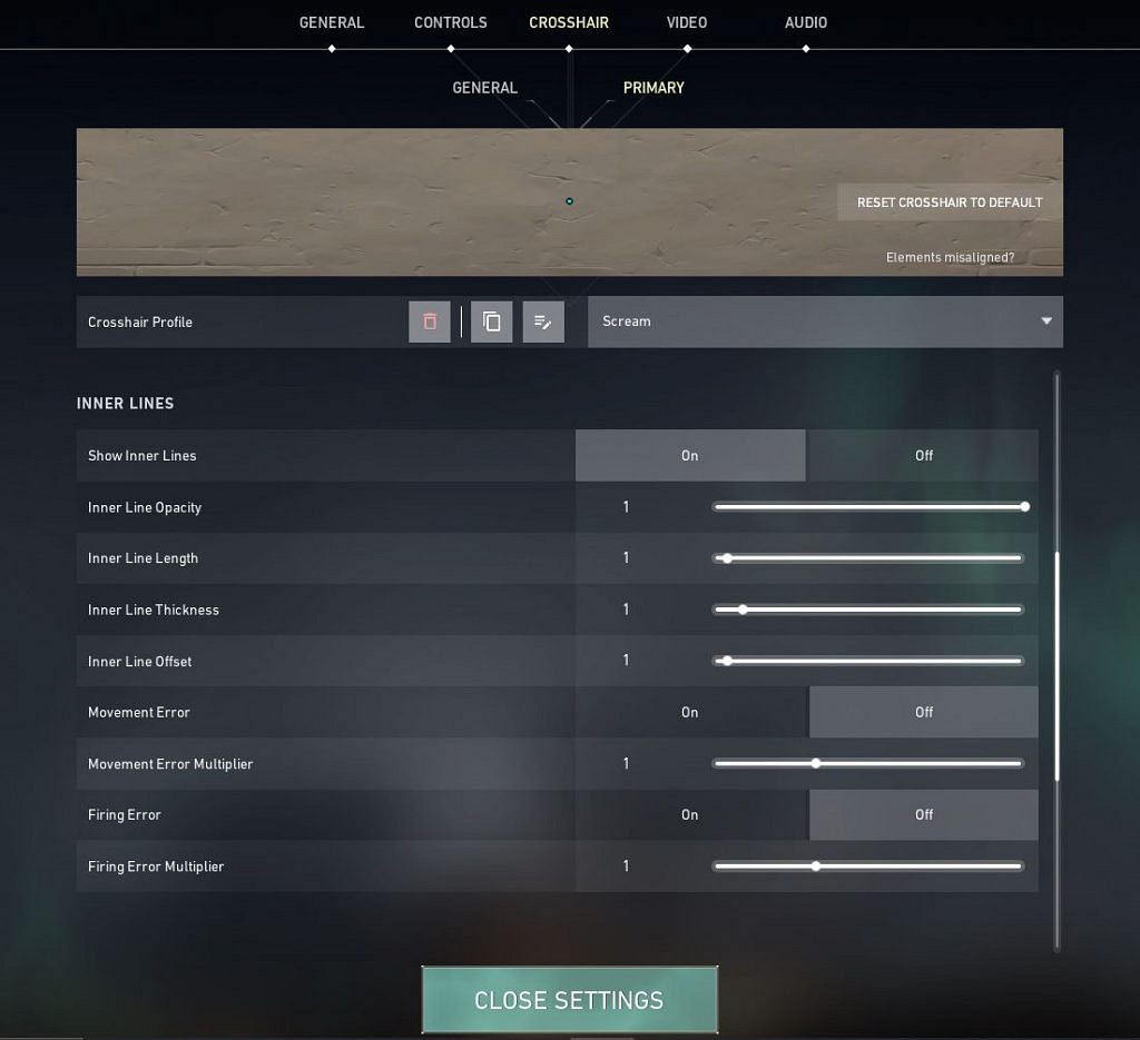 Liquid Scream Valorant settings Gear, Mouse Sensitivity, Crosshair