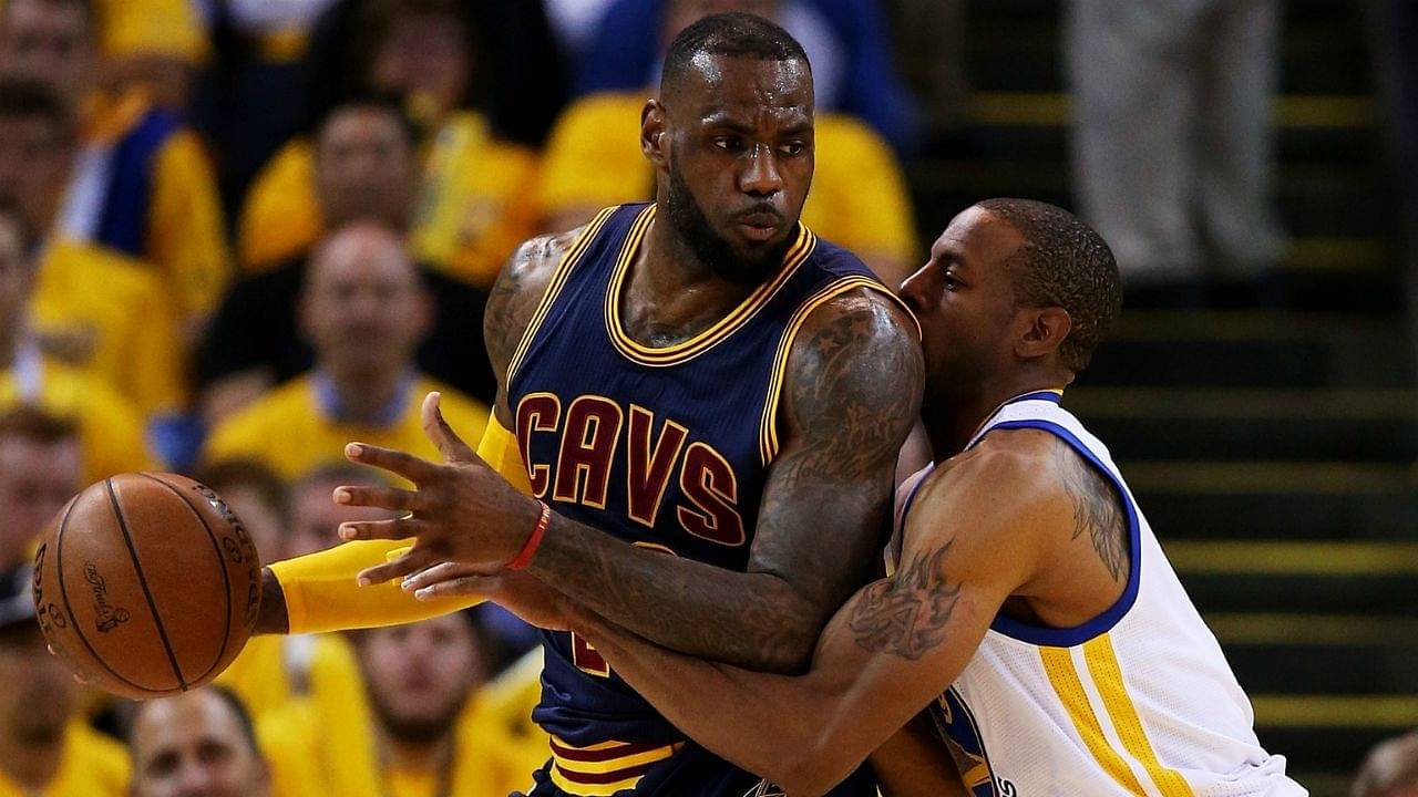 "Guarding LeBron James is not about stopping him, cause you can't!": Warriors' Andre Iguodala gives Draymond Green pointers on defending the Lakers' superstar
