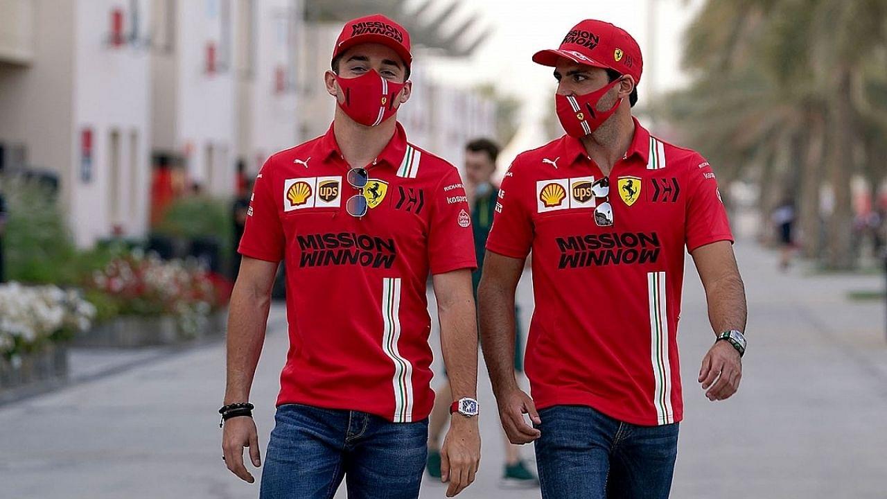 "I had a lot of things to learn from Charles Leclerc": Ferrari driver Carlos Sainz looks back on a successful first year at the Scuderia alongside his new teammate