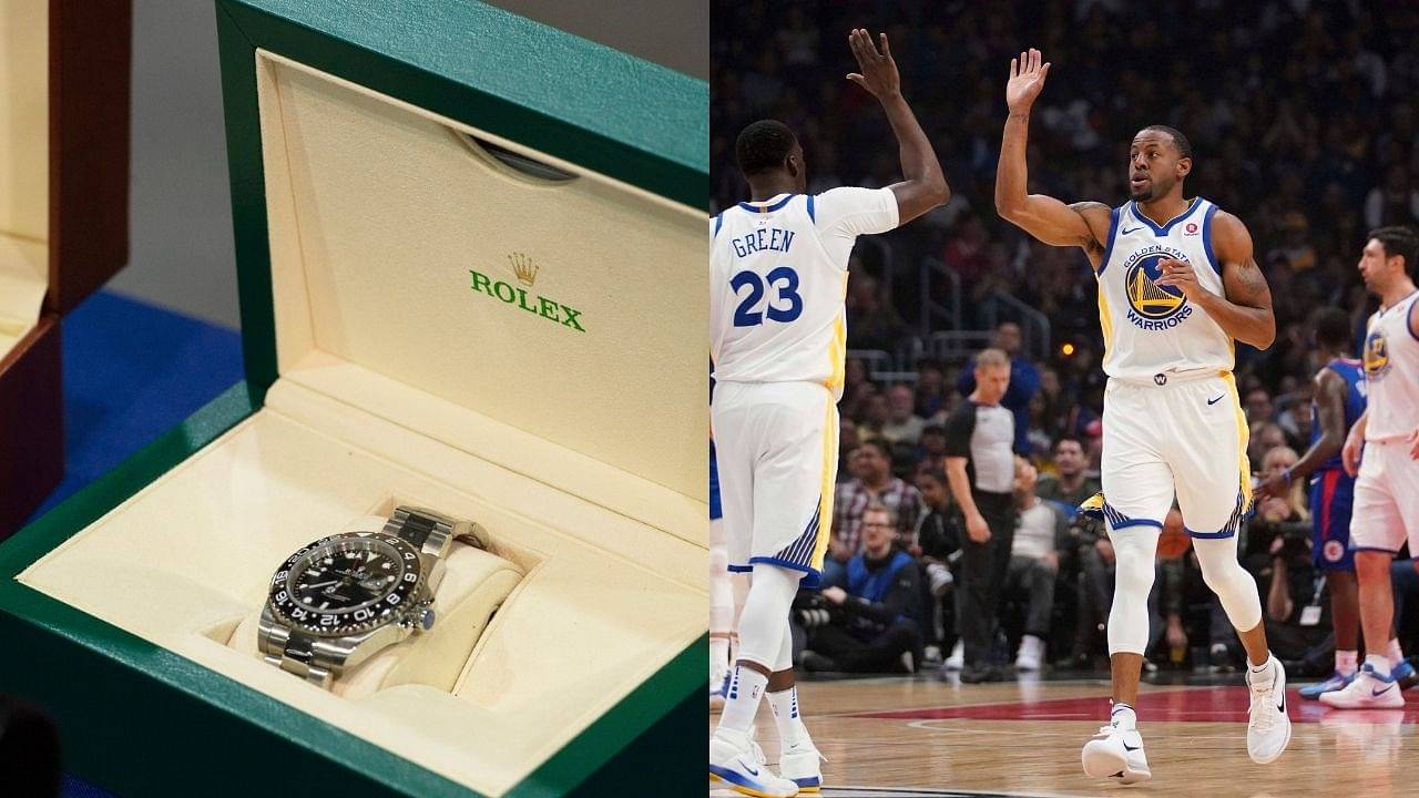"Santa Curry gifts Draymond Green and Andre Iguodala Rolex watches": The Warriors MVP gifts his veteran teammates a luxury watch after breaking Ray Allen's All-time record