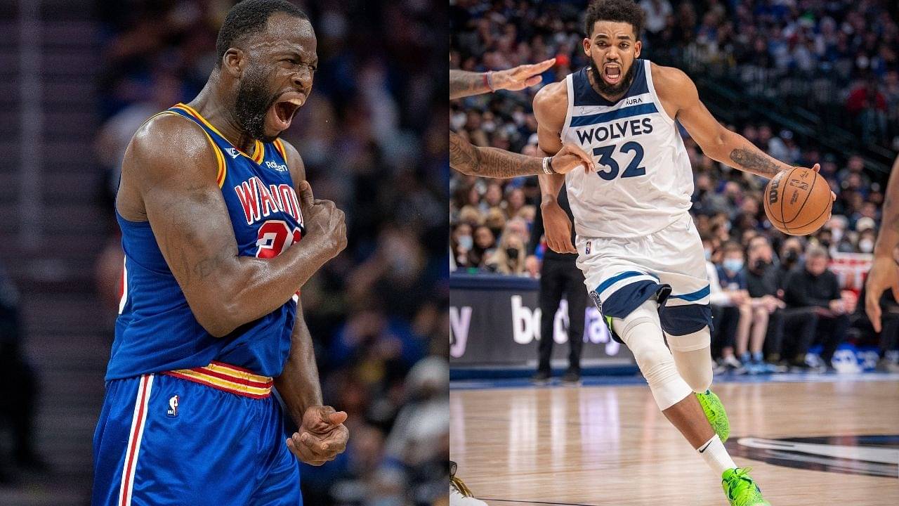 "Karl-Anthony Towns!! stop talking to people about the 'bros' and yelling this is a 'brotherhood' SMH": Draymond Green shuts down the Wolves big-man after the latter accused Russell Westbrook of chasing stats