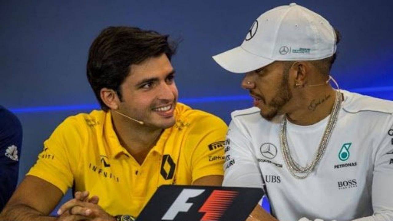 "I want to continue sharing the grid with him": Ferrari driver Carlos Sainz hopes rumors about Lewis Hamilton leaving F1 isn't true