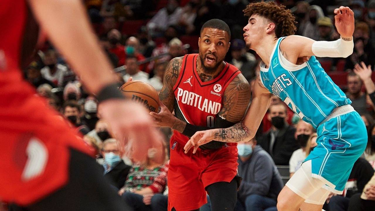 “Damian Lillard is back to MVP form!”: NBA fans react to Blazers superstar’s offensive masterclass as Blazers go up by nearly 30 against LaMelo Ball and Hornets