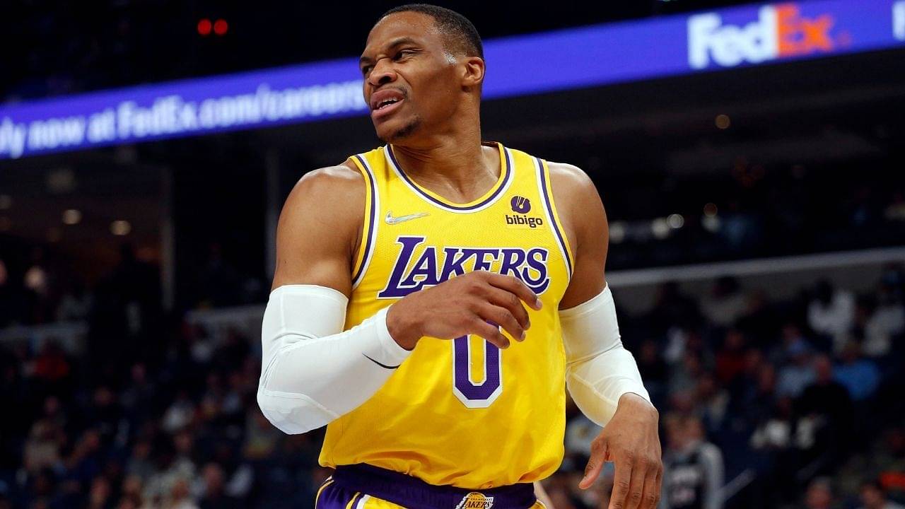 “Russell Westbrook should be lower than a 79 overall in NBA 2K”: NBA Twitter goes off on the Lakers superstar having the lowest 2K rating since his rookie season
